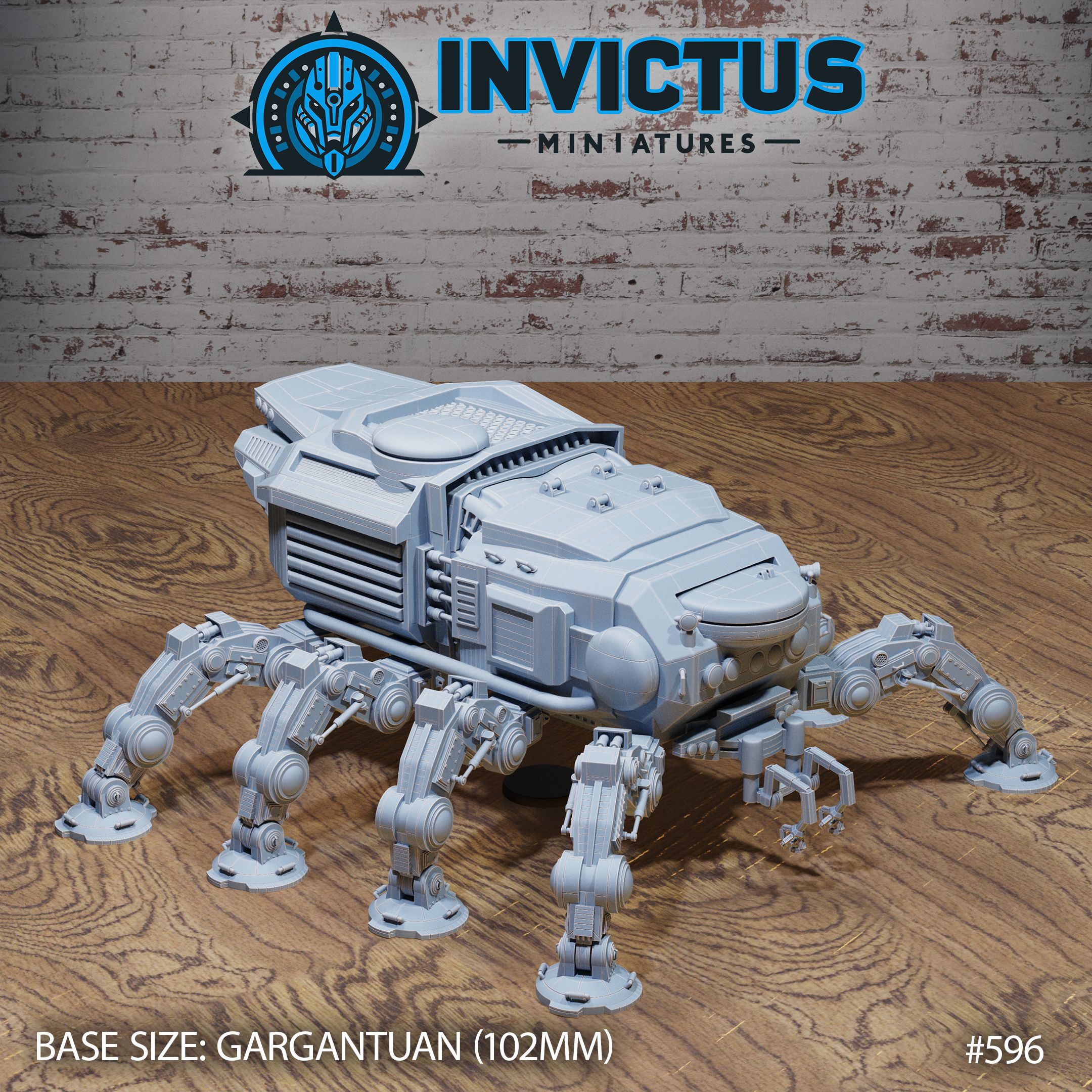 Research Spider / Infantry Machine / Roving Vehicle / War Construct / Steampunk Battle Robot / Invasion Army / Cyberpunk Steam Technology / Steel Construct / Sci-Fi Encounter